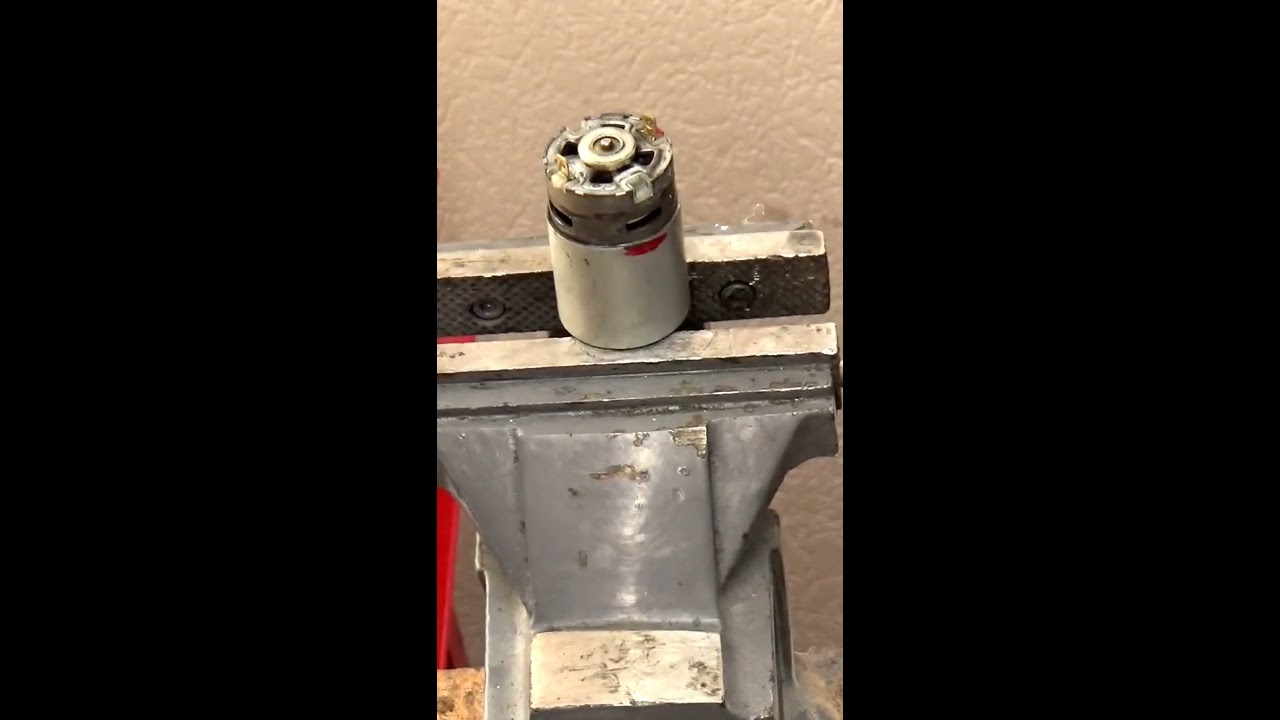 How To Remove Dc Motor Gear To Save Money! Replaced Bosch Motor With Makita Motor For 10.8V Drill!