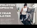 PELOTON UPDATE||1 YEAR LATER||WORTH IT? WEIGHTLOSS? REGRETS? DO I USE IT?