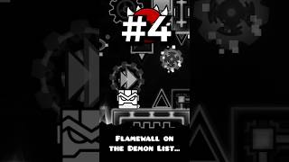 FLAMEWALL IS TOP 4 💀 #gd #skit