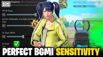 NEW UPDATE 4.1🔥BEST SENSITIVITY CODE + CONTROL SETTINGS BGMI/PUBG MOBILE