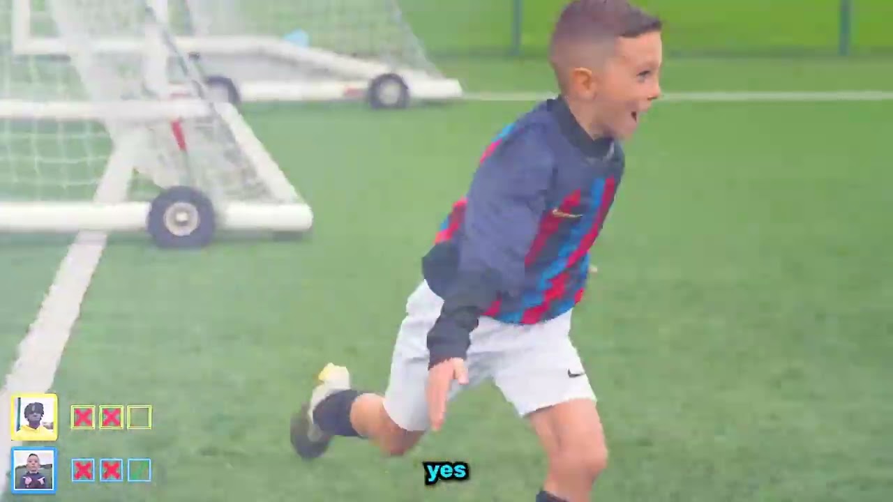 SV2! 9 Year Old Footballer vs 20 Year Old.. KID LEWANDOWSKI