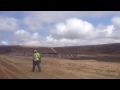 Falconer Leo Velasquez lets fly his peregrine falcon "Don Rodrigo" at Monterey Regional Waste Manage