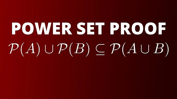 Prove that the union of the power sets is a subset of the power set of the union