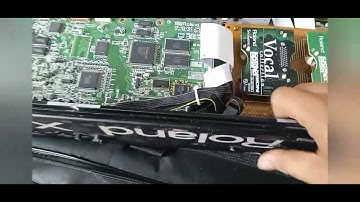 ROLAND XP60 NO DISPLAY, REPAIRING. BEFORE AND AFTER VIDEO