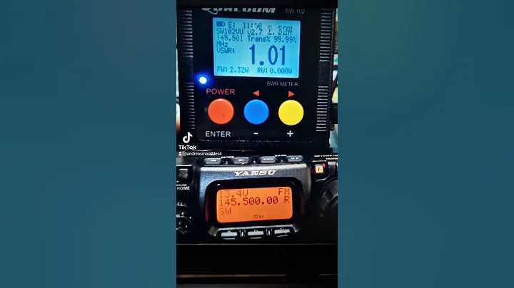 SURECOM SW102, SWR & POWER METER Built in Battery