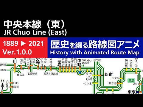 中央本線（東） 路線の歴史（Ver.1.0.0） - YouTube