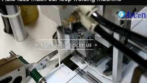 face mask manufacturing equipment ear loop welding machine