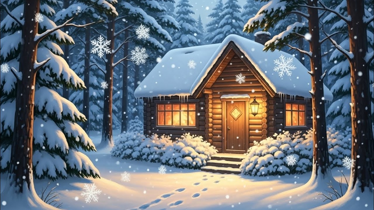 Snowfall, Soup, and a Warm Cabin | Ghibli-Style Cozy Story