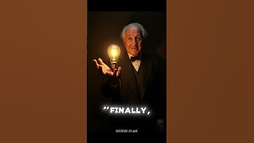 Thomas Edison: From 1,000 Failures to World-Changing Success 💡 | #Shorts #history