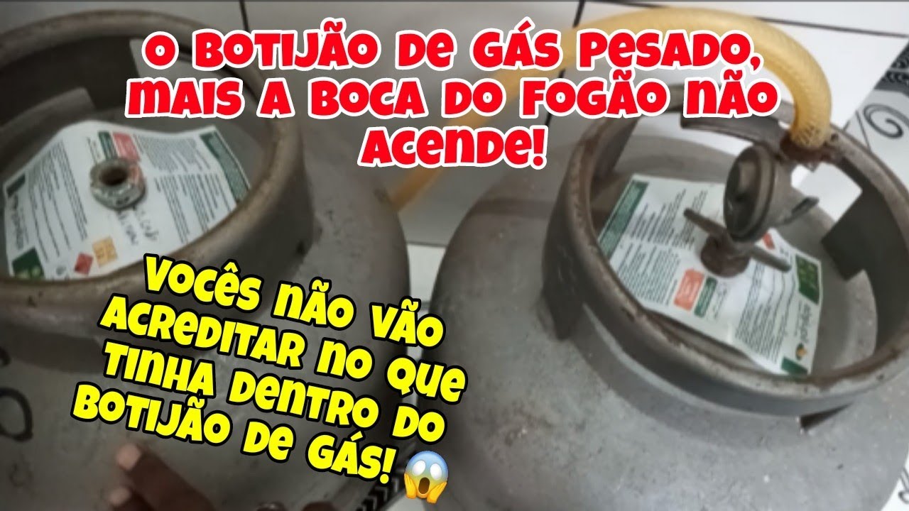 Botijão Pesado Parecia Ter Gás, Pra Minha Surpresa Veja o que Tinha Dentro do Botijão! 😱