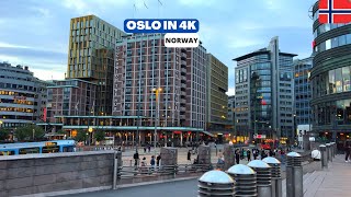 Осло, Норвегия 🇳🇴 - 6 июня 2022 г. - пешеходная экскурсия 4K-HDR