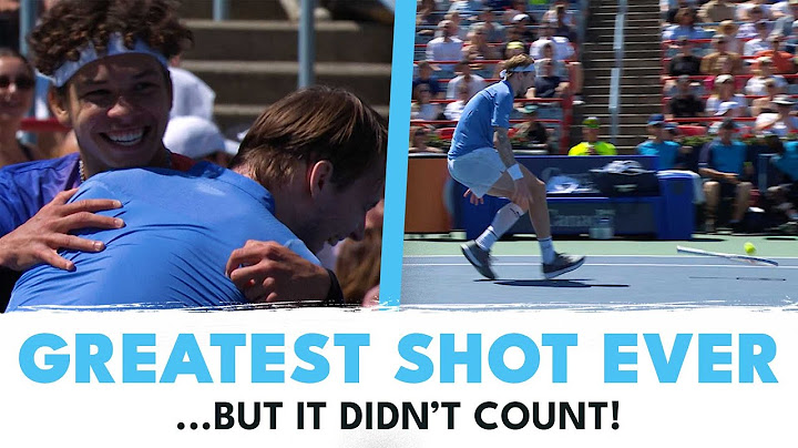 Alexander Bublik IMPOSSIBLE Trickshot On Match Point! | Montreal 2024