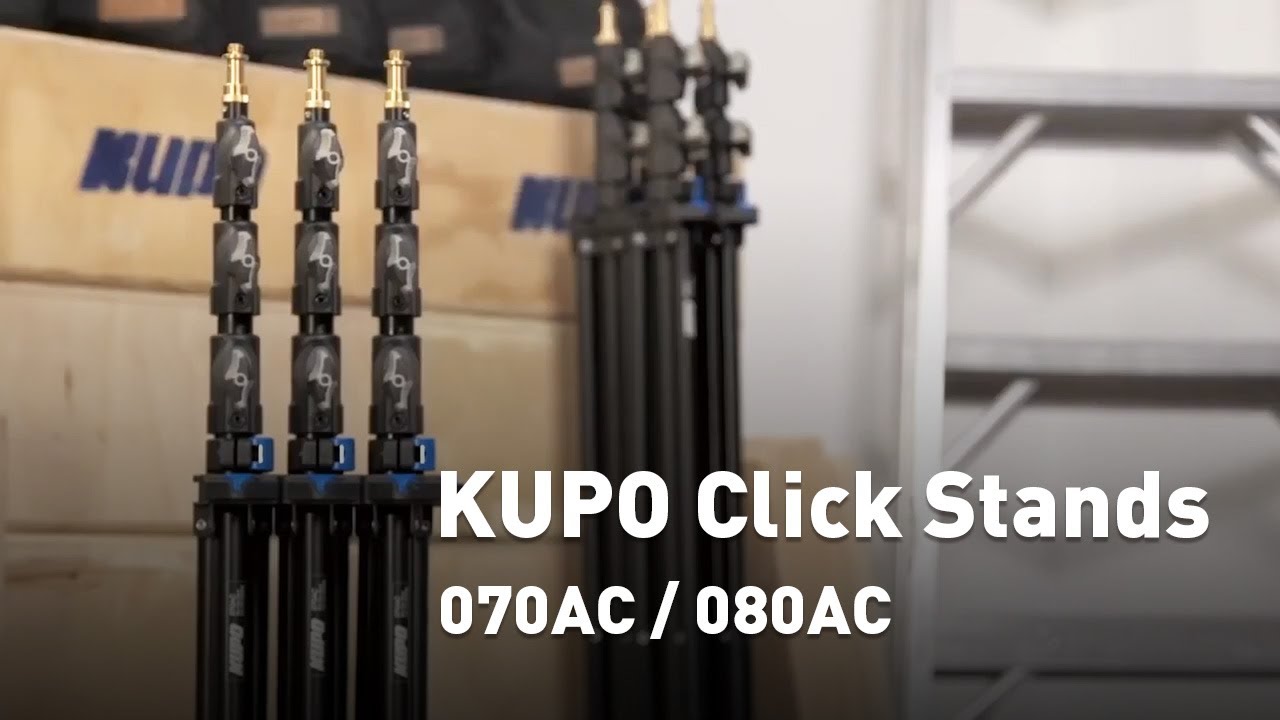 KUPO Click Stands [070AC / 080AC] - YouTube