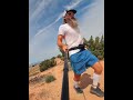 Running on the curvy swervy trail