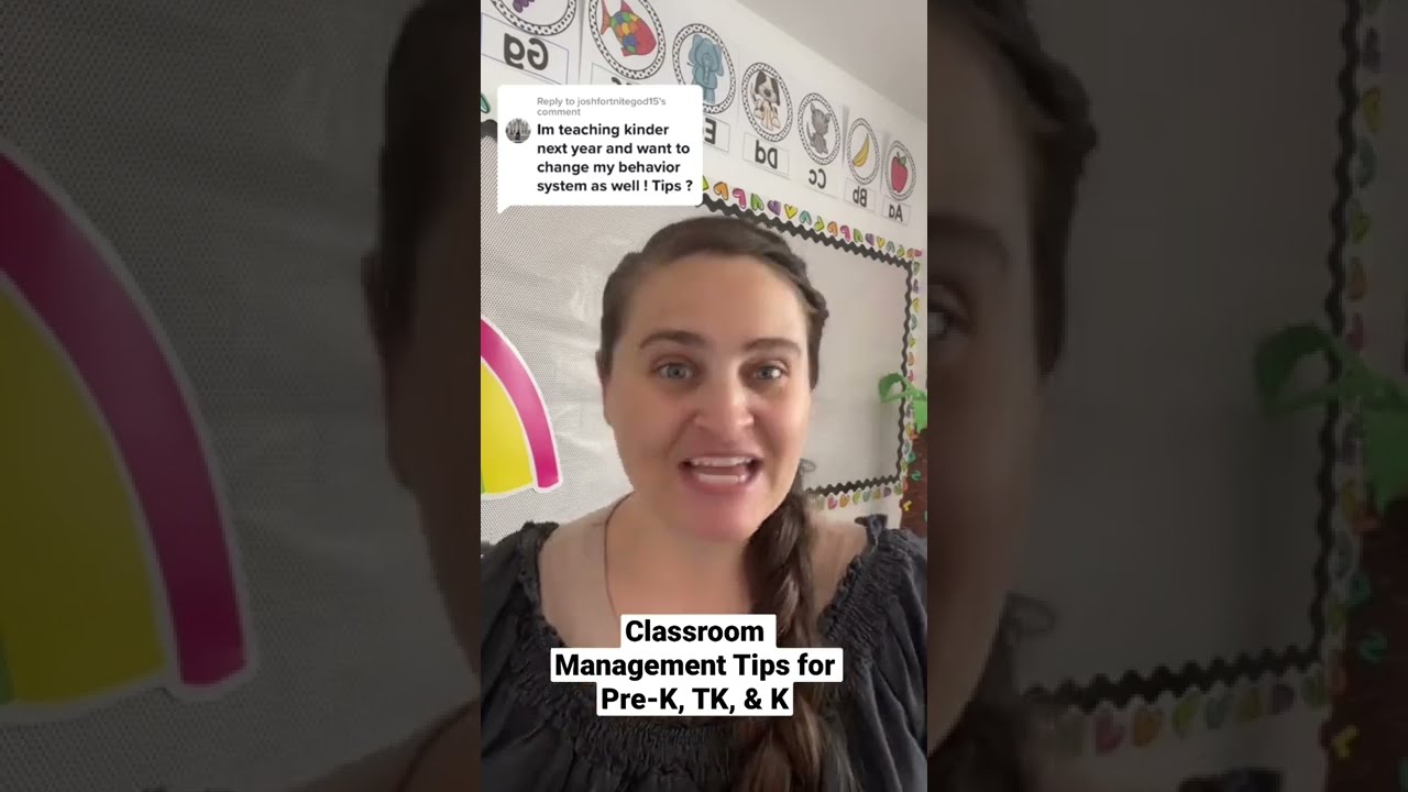 Classroom Management Tip For Pre K TK Kindergarten Teachers