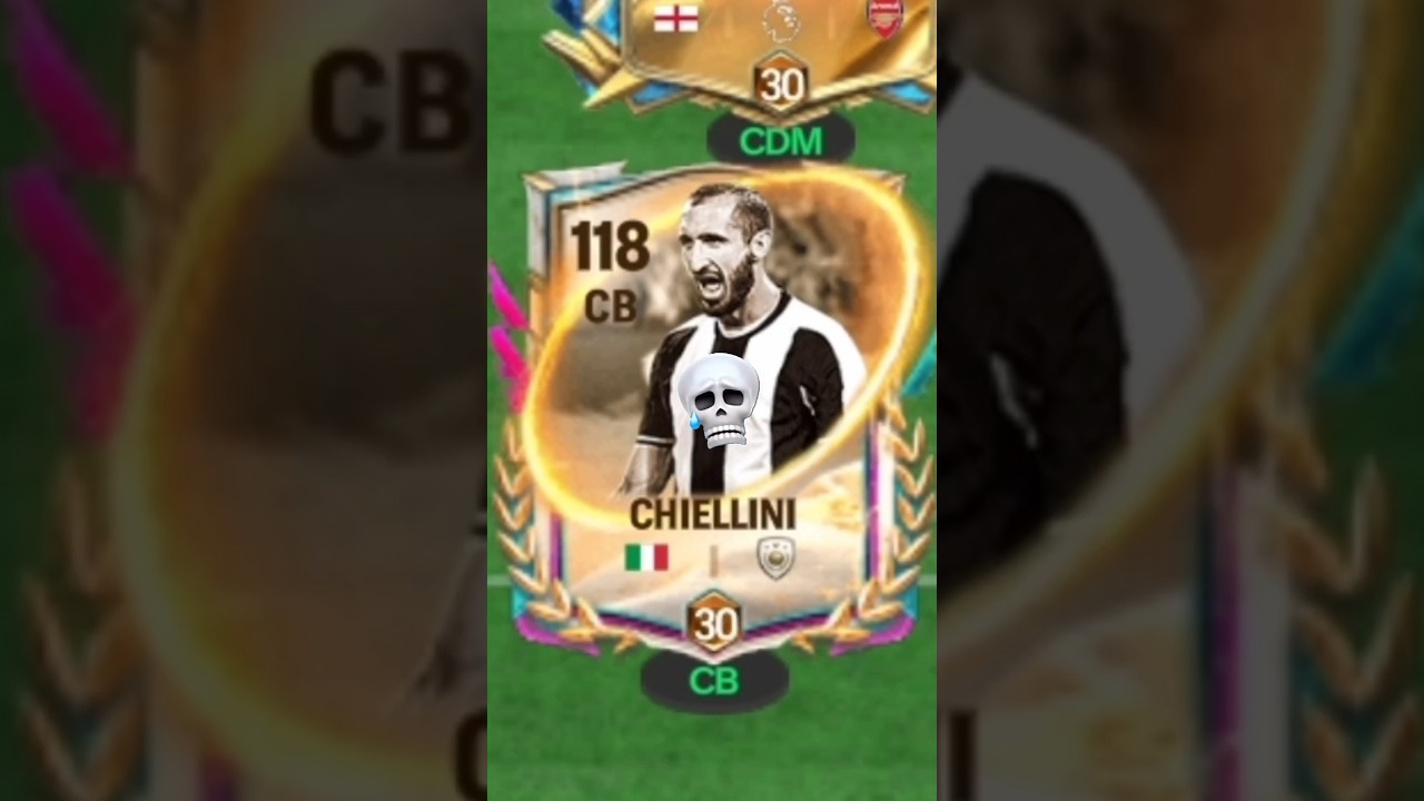 113 Chiellini - 209 DEFENDING 🤯💥 FC Mobile Chiellini CB Review 
