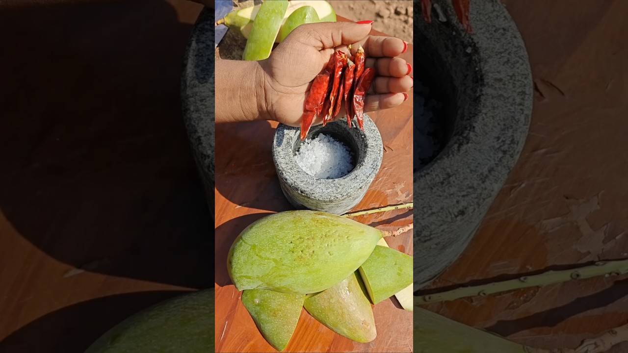 Spicy Mango 🤤 Chilli Mango 🥭 Mango Masala