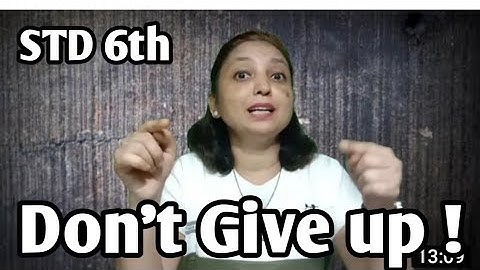 Std 6th English poem Don