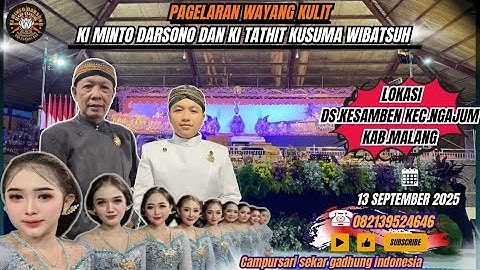 🛑 WAYANG KULIT DALANG KI MINTO DARSONO & KI THATHIT K.W // LAKON : WAHYU KAMULYAN // LIVE MALANG