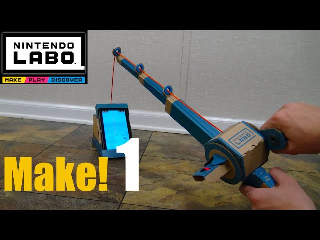 Nintendo Labo - Make a Fishing Rod! (Part 1) 