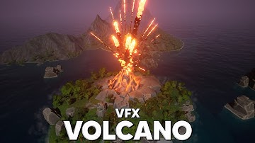 STYLIZED VOLCANO VFX - Showcase