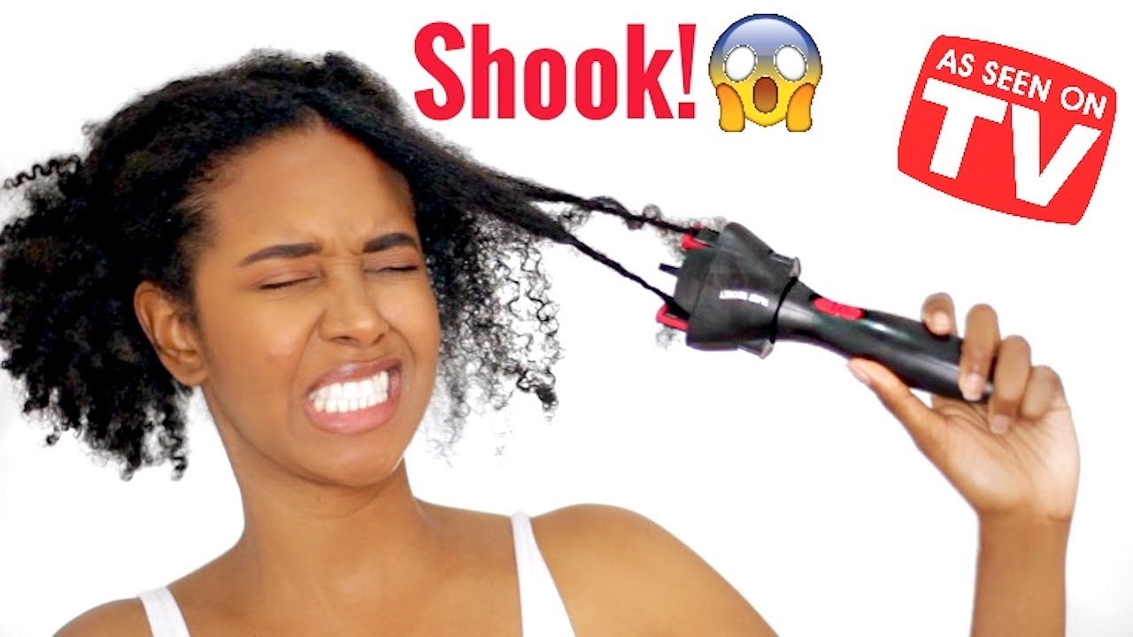I TRIED A TWISTING TOOL ON MY NATURAL HAIR 😱 SHOOKED !!!! DID IT WORK? 