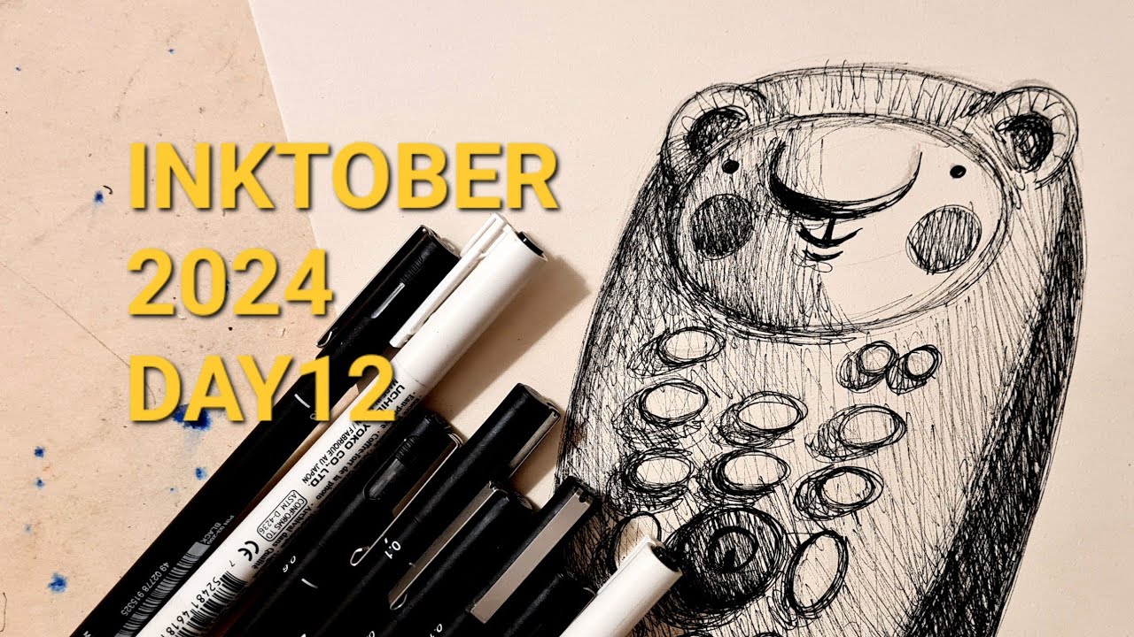 Remote Inktober INKTOBER 2024 /DAY12/REMOTE /BEAR VERSION#inktober2024#remote#day12# ...