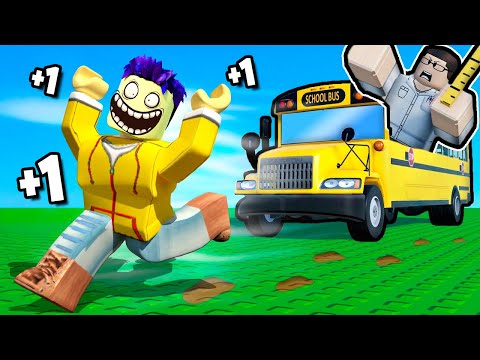 КАЖДУЮ СЕКУНДУ +1 СКОРОСТЬ , ЧТОБЫ СБЕЖАТЬ ИЗ ШКОЛЫ В ROBLOX