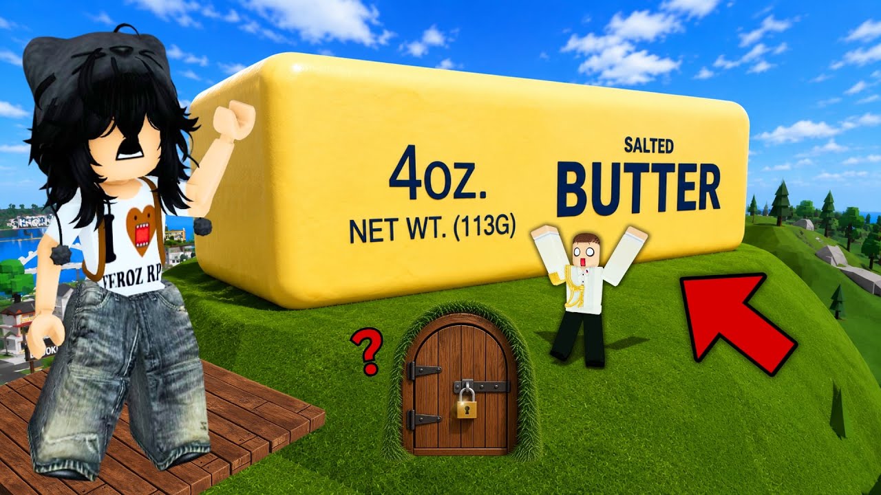 We FOUND a GIANT BUTTER SQUISHY in BROOKHAVEN! (ROBLOX RP TAGALOG)