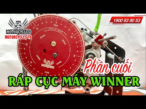 Video 591: Phần 3 Hướng Dẫn Ráp Hoàn Thiện Động Cơ Honda Winner 150 | Motorcycle TV