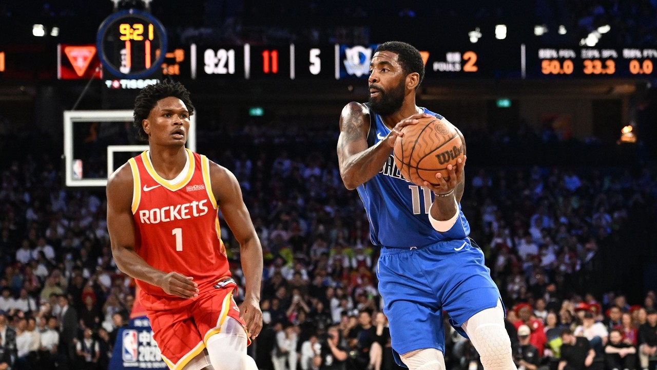 Kyrie Irving Returns After Missing 586 Days of Basketball NBA China Preseason!