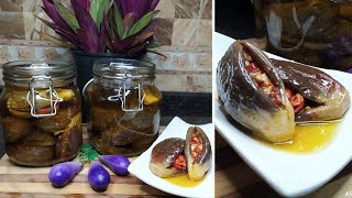 طريقة عمل مكدوس الباذنجان السوري خطوة بخطوة/How to make Syrian eggplant makdous step by step#مكدوس