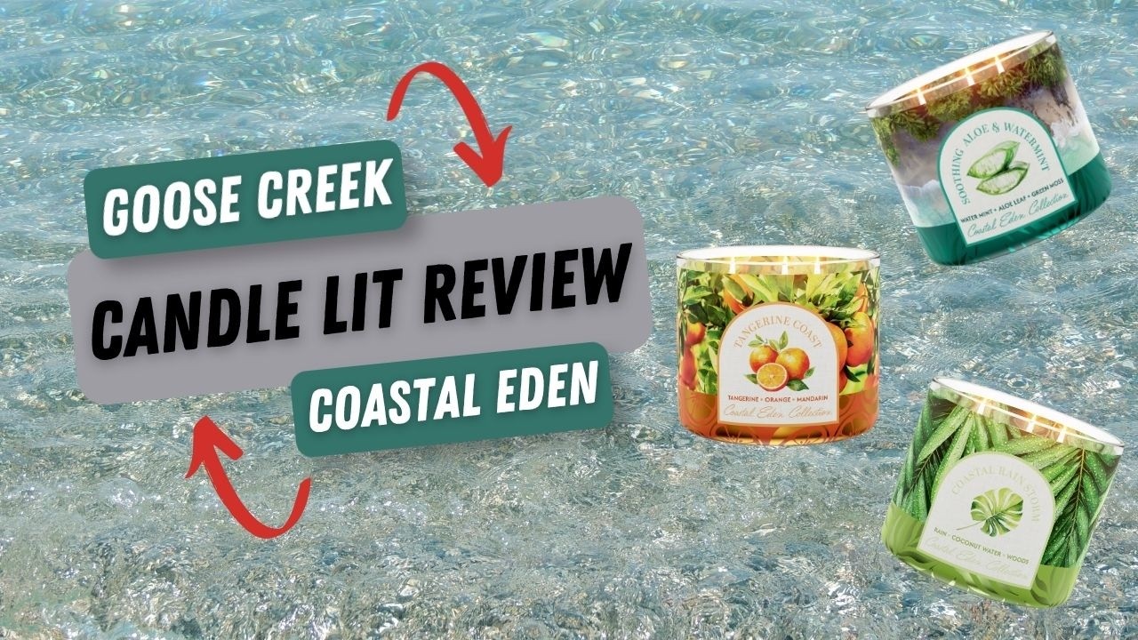 🔥 Lit Review: Goose Creek's New Coastal Eden Candle Collection 🌿 3 New ...