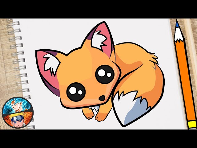 COMO DESENHAR UMA RAPOSA KAWAII FÁCIL 🦊 