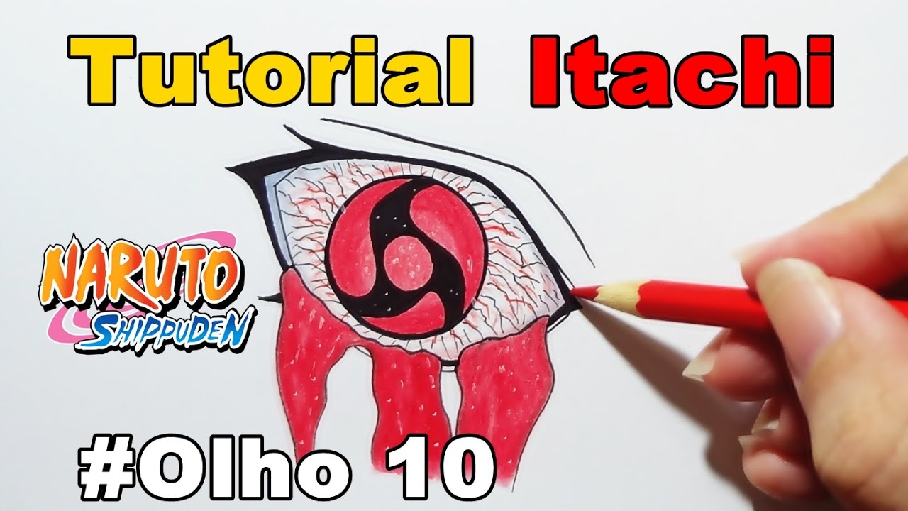 Como Desenhar Mangekyou Sharingan Itachi How To Draw Sharingan