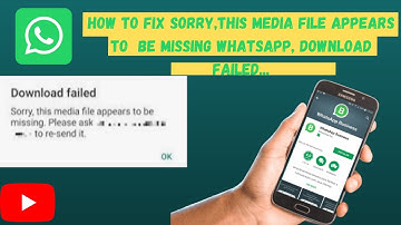 How To Fix Sorry,This Media File Appears to  Be Missing Whatsapp, Download Failed.. @kamranstarinfo5403