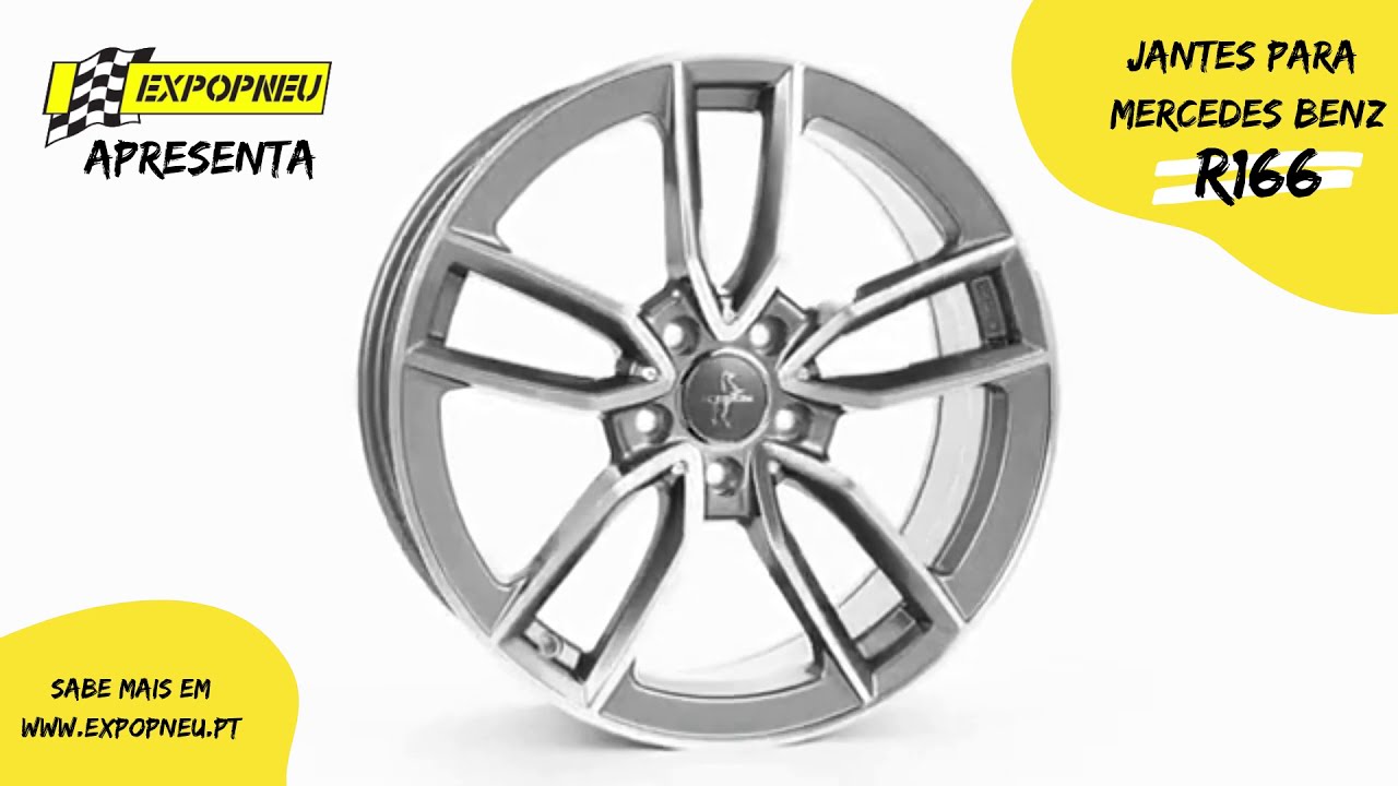 Mercedes R166 Expopneu Apresenta Jantes para Mercedes Benz R166 - YouTube
