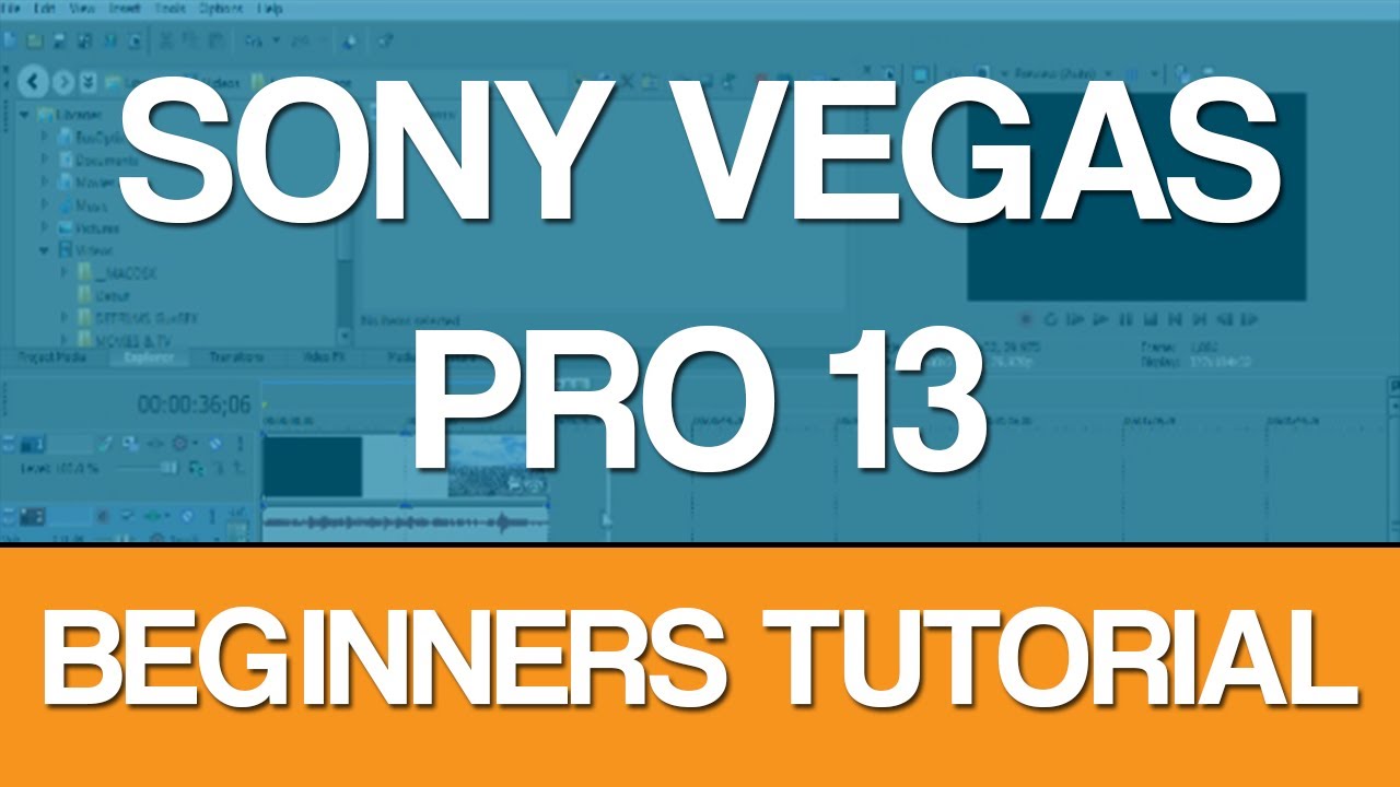 sony vegas pro tutorial download