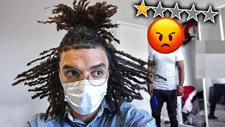 I Went To The WORST REVIEWED Dreadlock Salon