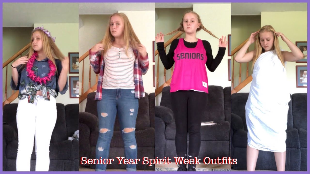 My Outfits for Spirit Week Senior Year
