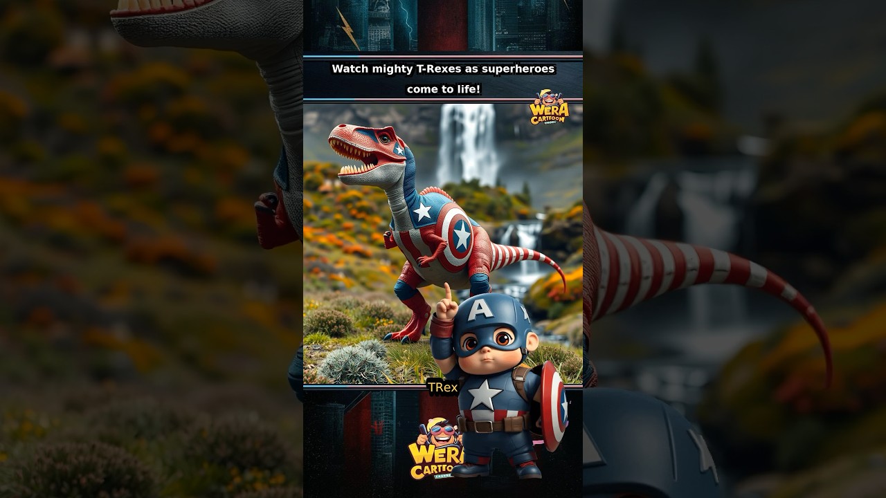 T-Rex Transformations: Marvel & DC Mashup! 