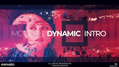 After Effects Template: Modern Dynamic Intro