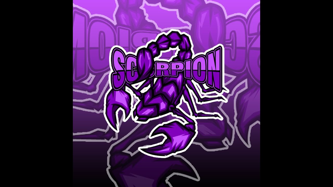  Desain  Logo  Esport SCORPION 9 Desain  Dengan  Photoshop  