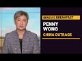 Penny Wong calls for calm in response to China following foreign ministry tweet | News Breakfast