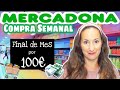 Compra Semanal, MERCADONA/ Final de mes/ me gasto 100€🤑/ recomendados/ MariCienta