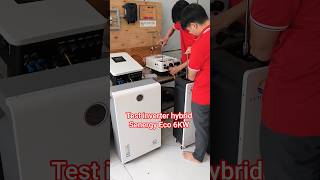 Test Inverter Senergy Hybrid Eco 6KW
