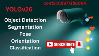 Yolo V26 Objection Detection, Classification, Pose, Orientation &amp; Segmentation #dl #ai #opencv #tech
