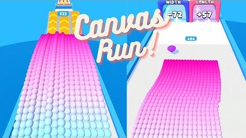 Canvas Run Game | New Update | New Level Gameplay Walk-through #gaming #games #gameplay #canvasrun