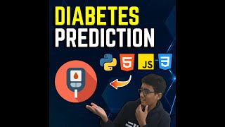 Diabetes Prediction ML App - Server Based [ HTML, CSS, JS, Python,  AI/ML, Flask ]  #shorts screenshot 3