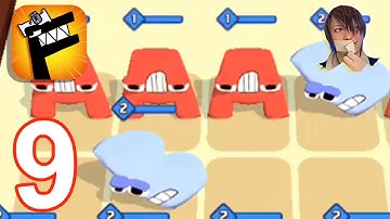 Merge Alphabet: Monster Fusion All Levels Android Gameplay with Webcam | LEVEL 9 Alphabet Lore Game